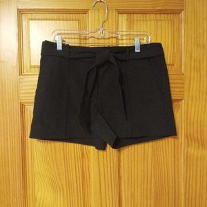 NWT Loft Flat Front Black Shorts 3 Inch Inseam size 8